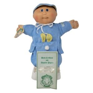 Vintage Coleco Cabbage Patch Kids Preemie Doll 80s OMAR RAY Boy Doll